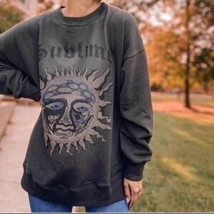 American eagle oversized sublime crewneck sweater